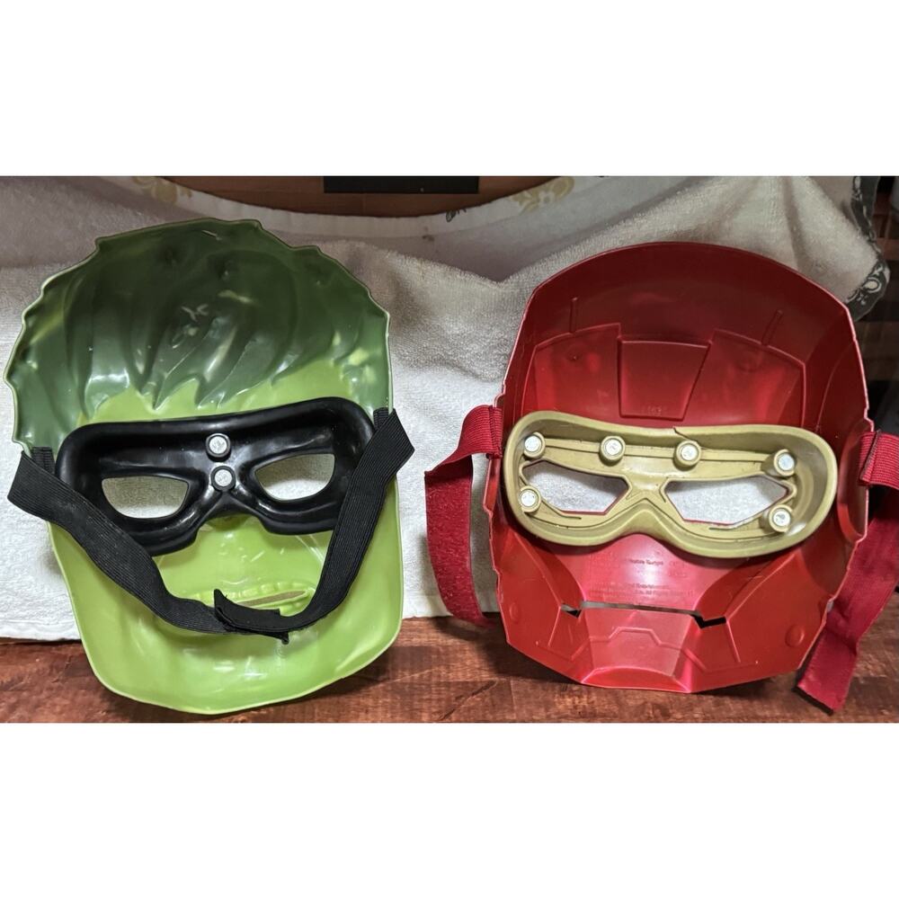 Marvel The Incredible HULK Halloween child Mask & Ironman Mask - Picture 2 of 3